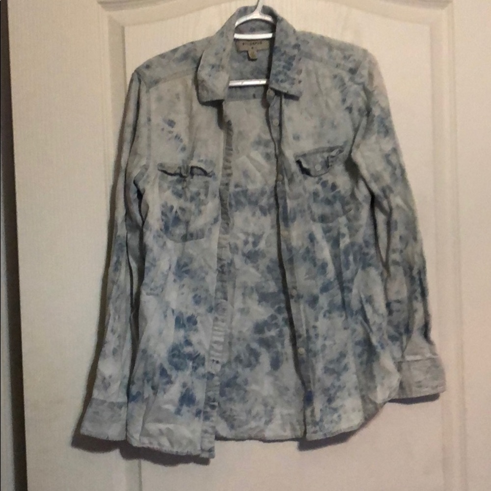 Denim flannel